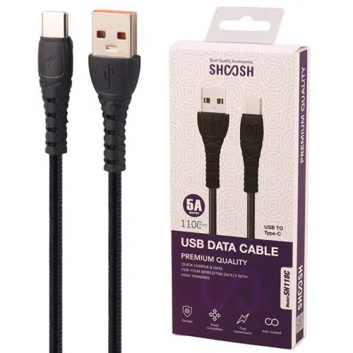 کابل شارژ TYPE-C SHOOSH SH-118C