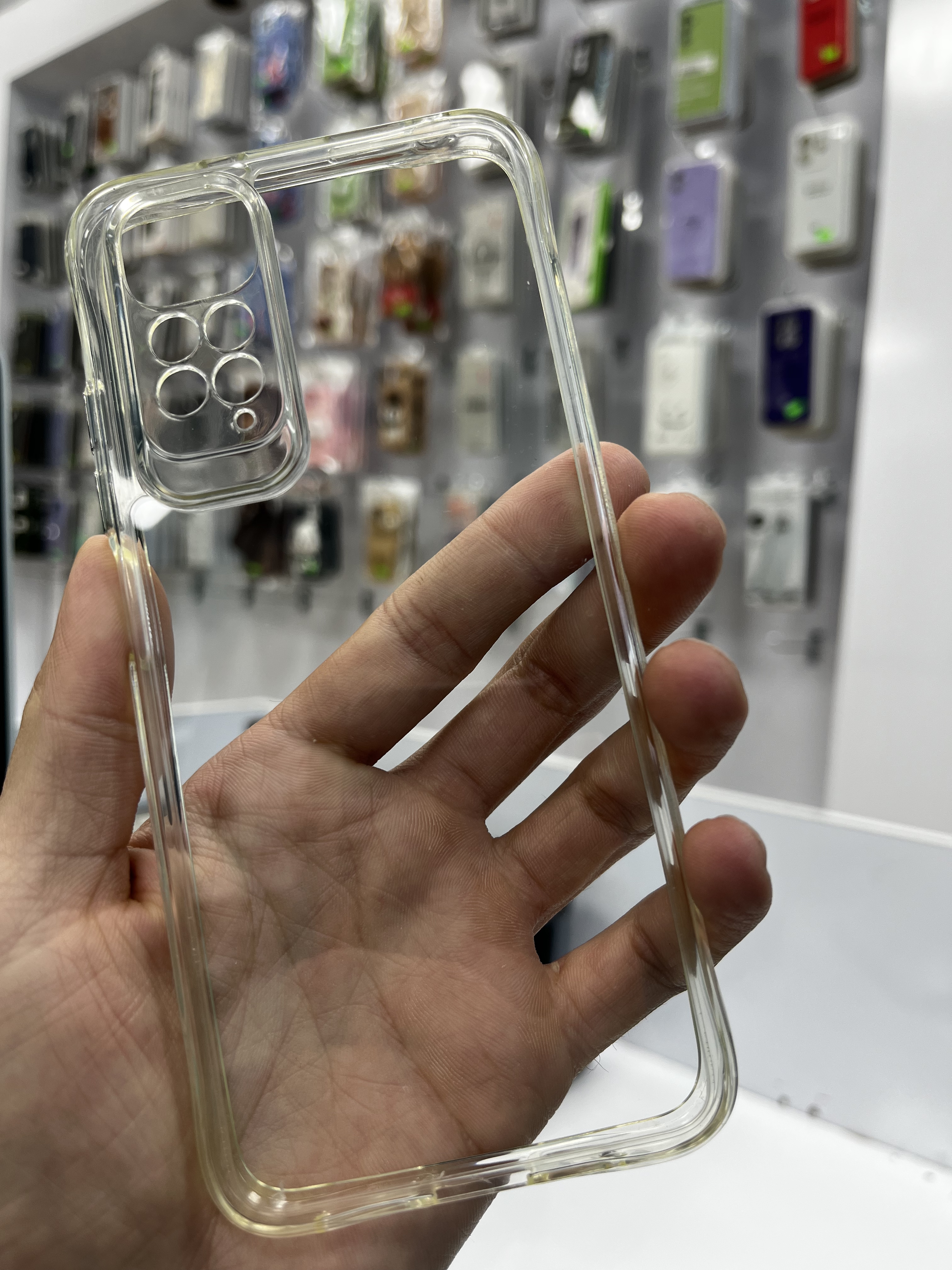 قاب شفاف شیامی note 11 4g اورجینال برند space