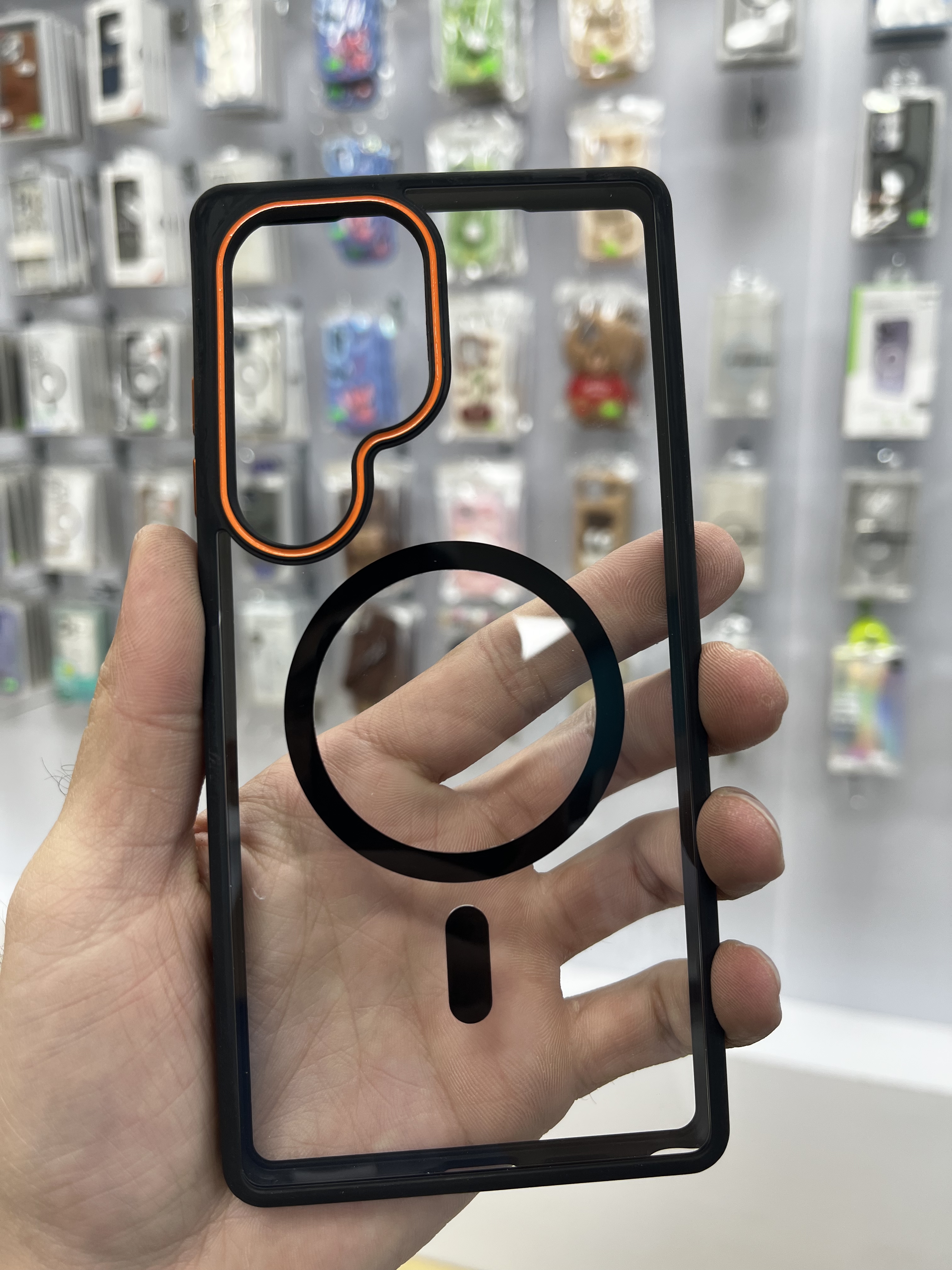 قاب مگسیف دار محکم سری S25 Ultra اورجینال veniz case