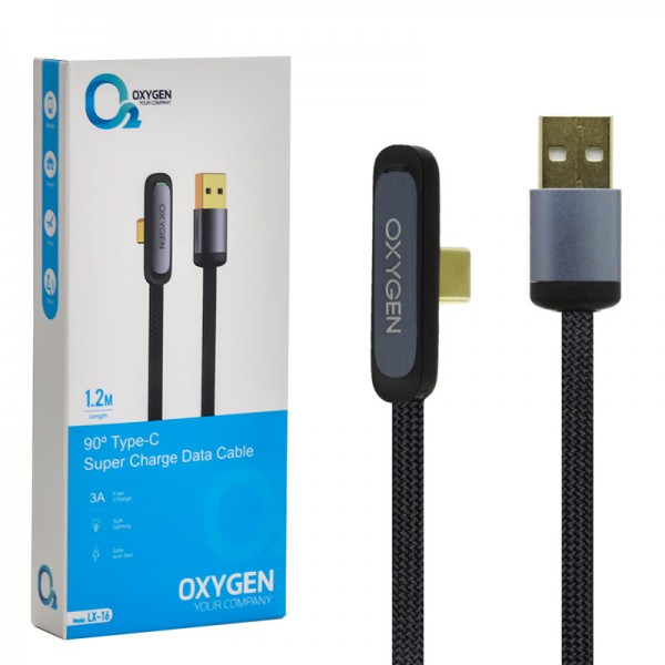 کابل شارژ گیمینگ LX 16 OXYGEN USB به C