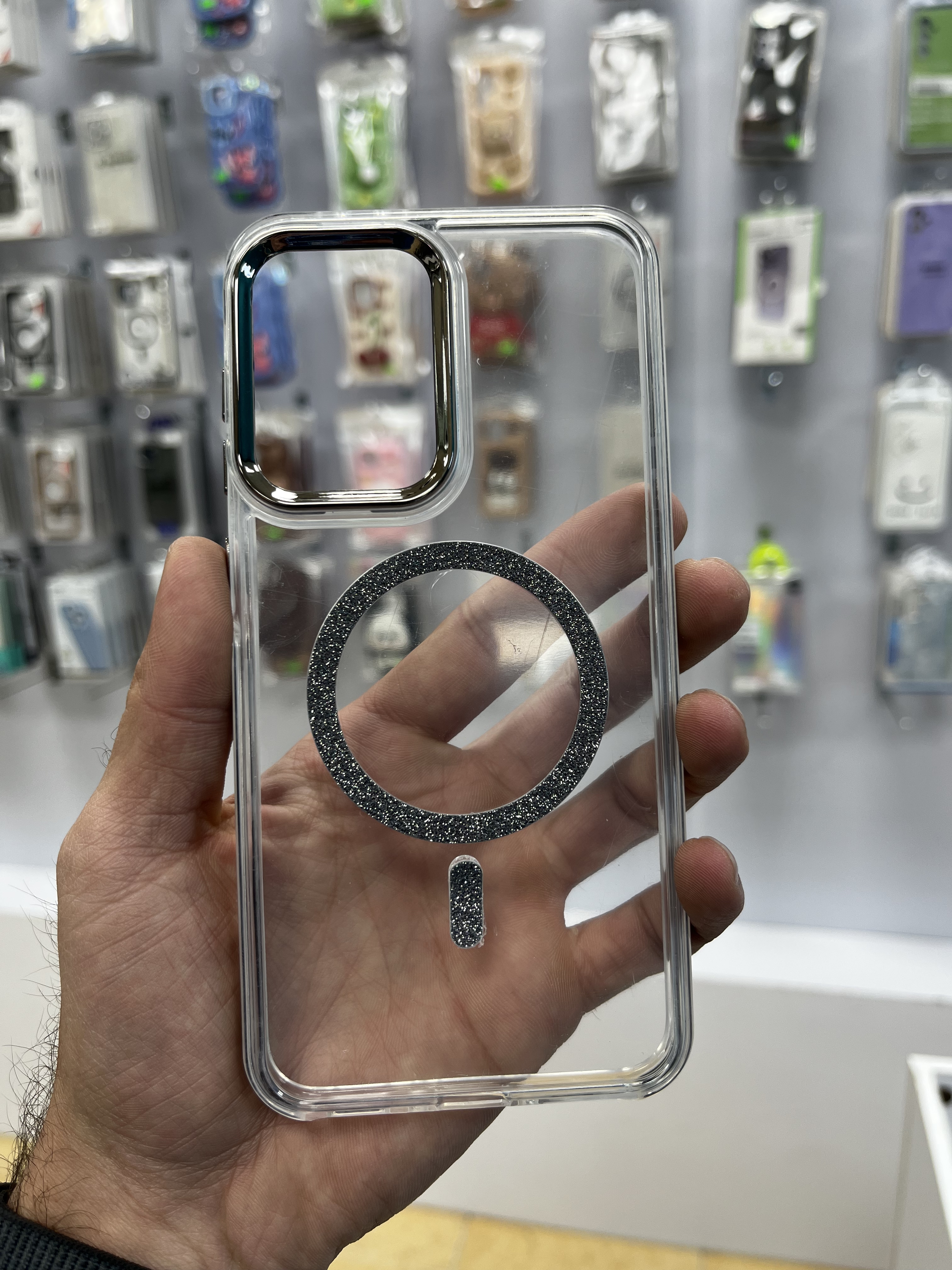 قاب شفاف مگسیف اکلیلی سری سامسونگ اورجینال Q-SERIES